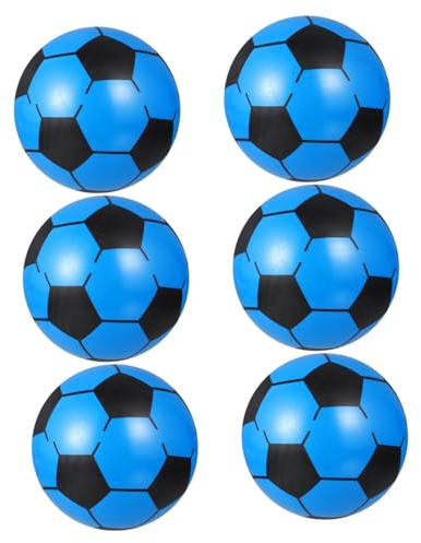 BESPORTBLE 6 Piezas Juguete De Fútbol Inflable para Parque Infantil Balones De Fútbol Inflables para Jóvenes De para Interior y Exterior Pequeños como Recuerdos De Fiesta