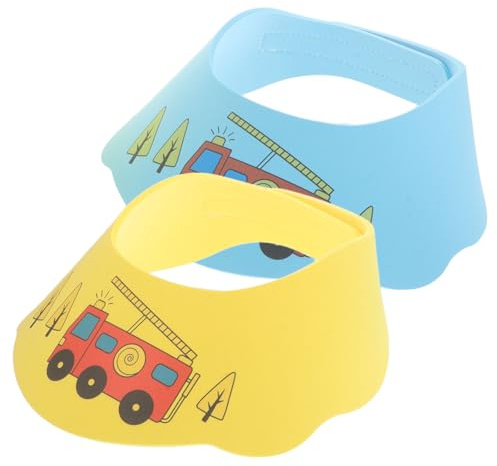 LIFKOME 2 cuffie da bagno per bambini: protezione impermeabile per il lavaggio dei dei bambini piccoli - cuffia per shampoo regolabile per la protezione di occhi e orecchie.