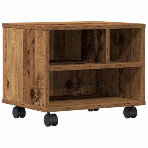SKM Druckerständer Altholz 41 x 32 x 33.5 cm Holzwerkstoff,Andere,Elektronik,Drucken, Kopieren, Scannen & Faxen,Zubehör für Drucker, Kopierer & Faxgeräte,Druckertische,Braun,7.65 kg,862276