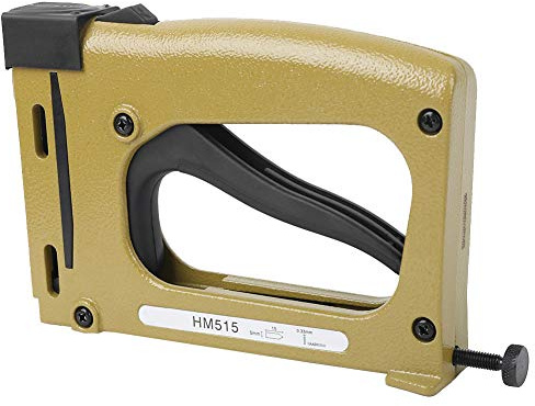 YDuupxe Pistola de Clavos Manual HM515 para la Producción de Muebles, Pistola Clavadora de Grapas de Alta Resistencia, de Clavos Manual HM515 de para la Producción de Muebles Herramientas de de