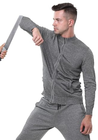 WYWY Veste de Protection Niveau 5 Anti-Couteaux - Anti-Coupures, Anti-Poinçonnage et Anti-Déchirure pour Sécurité Extérieure(XL)