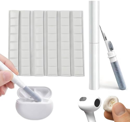 KAHZOR 48 Piezas Kit Limpieza Multifuncional Y Cepillo Para Móviles Y Auriculares, Kit Limpieza Movil Compatible Con Iphone, Airpods, Limpiador De Puerto De Carga, Accesorios Para Teléfonos Y Gadgets
