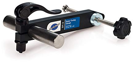ParkTool Park Tool Unisex – Erwachsene Bremsscheibenlehre DT-3 Rotor Truing Fork Zentrierlehre, Blau, Einheitsgröße | Park Tool DT-3 Rotor-Wuringlehre | Einstellbare Feingewindeanzeige