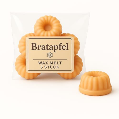 Duftwachs Bratapfel | 5er Set - Duftkerzen | Duftmelt