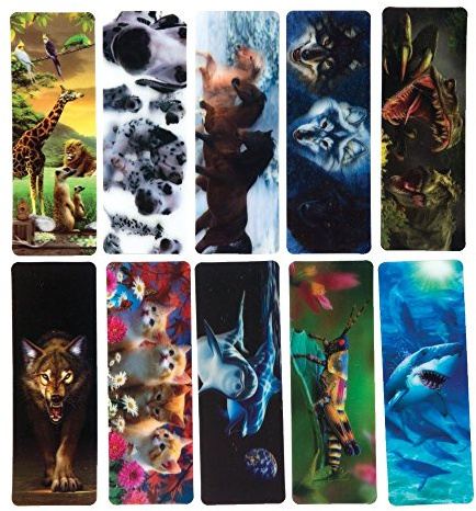 Raymond Geddes 3D Lenticular Book Marks (Pack of 50)