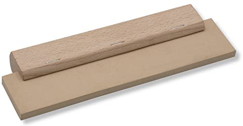 DEWEPRO - Gomma per fughe con manico in legno, spessore: 8 mm, larghezza: 200 mm, spatola per fughe, spatola in gomma, gomma