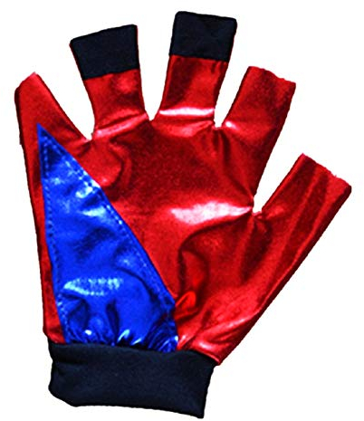 Guanto Harley Bambina Costume Carnevale Halloween Cosplay Film Supereroi Idea Regalo Natale Compleanno Accessorio