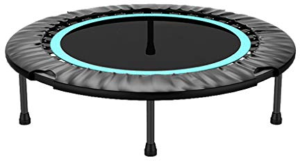 Rebounder Trampolin för vuxna bungee, blå fitness trampolin mini trampolin för vuxna/inomhus trampolin studsmatta för vuxna - träna studsmatta hemträning för konditionsträning
