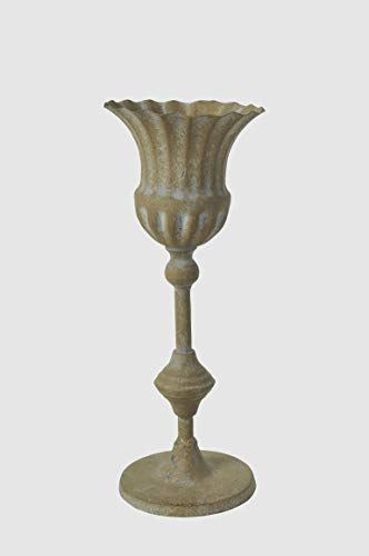 Amphore Libretto Bol décoratif en fonte Style vintage shabby chic 32 cm