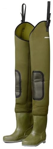 Dam Fighter Pro+ Neoprene Hip Waders Felt Sole #46/47 | Watstiefel