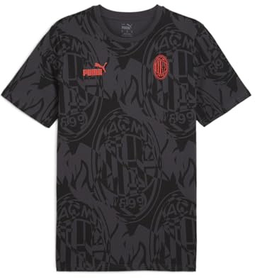 PUMA Herren AC Milan ftblCULTURE T-Shirt ┃Kurzarm-Fußballtrikot Herren