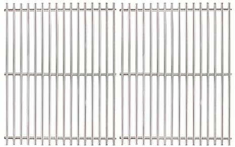 44,5cm Edelstahl Grillrost für Weber Spirit I & II 300 zubehör, Spirit E310, E320, E330, S310, S320, S330, SP320 Gasgrills (mit vorderen Bedienknöpfen), Rost ersatzteile Für Weber 7639 7638 7525