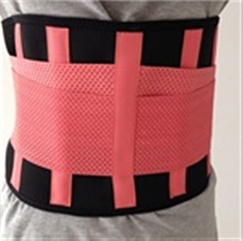Rückenkorrektor Arbeits Taille Rückenstützgürtel Band Lendenwirbelsäule Rückenstütze Körperhaltung Korrektor Gürtel Korsett Gesundheit und Entspannung (Color : D, Size : L)