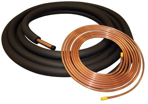 Online Supply 50 feet of 3/8 x 7/8 O.D. Insulated Copper Line Set for Home HVAC Air Conditioning and Heat Pump Split Systems