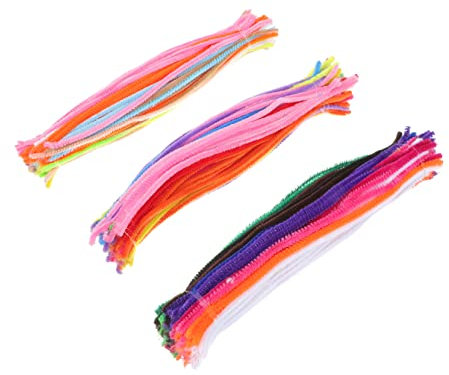 CORHAD 300stücke Gedrehter Stab Chenille-stielspielzeug Bastelstäbe Flexible Stange Diy Materialien Handwerk Machen Werkzeuge Für Junge Mädchen Dekorationen
