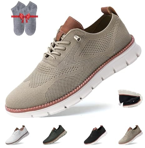Overhil1s Wearbreeze Zapatos Ortopédicos Urbanos para Hombre, Ultra Cómodos de Malla Transpirable for Caminar