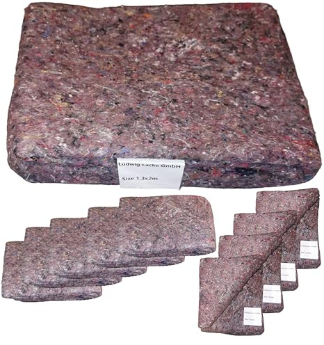 10 Umzugsdecken Malervlies je 1,3 x 2 m Möbeldecke Schoner