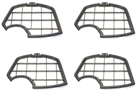HS PRODUCTS Griglia Filtro Motore Compatibile per Folletto VK140 VK150 – Set da 4 Pezzi, Protezione Ottimale