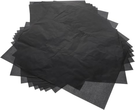Operitacx 25blätter Graphit Kohlepapier Einseitig Kohlenstoffhaltiges Transferpapier Mit Klarer Abpausfunktion Zum Zeichnen Malen Und Durchschreiben Umweltfreundlich Und Mehrfach Nutzbar