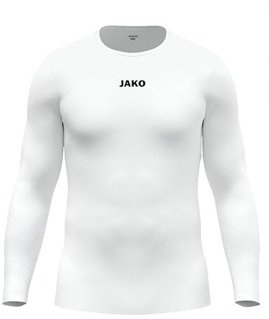 Jako unisex långärmad skjorta funktion, vit, M
