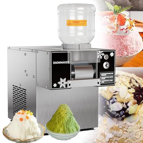 Machine à Glace Pilée Commerciale, Vitesse Réglable, Broyeur à Glace Électrique Automatique, pour Restaurant Et Supermarché.,Mechanicalmodel-180kg