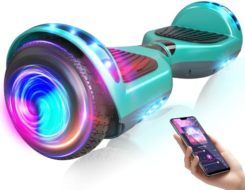 Hoverboard elettrico autobilanciato da 6,5 pollici con Bluetooth integrato per bambini