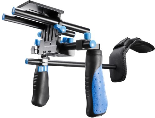 walimex pro Hand Shoulder Video Tripod Video Rig Director I with Counter Weight