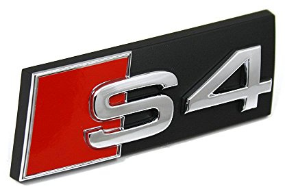 Original Audi S4 (B9 8W) Schriftzug Kühlergrill Exterieur Emblem Logo chrom