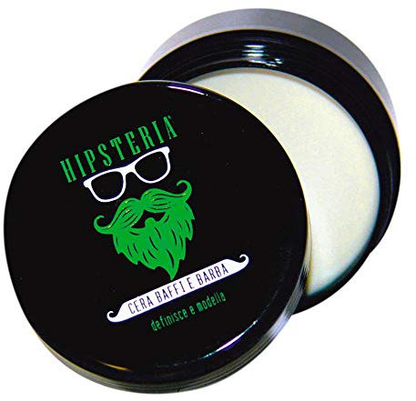 HIPSTERIA CERA BARBA E BAFFI - BEARD AND WAX MOUSTACHE 50ML