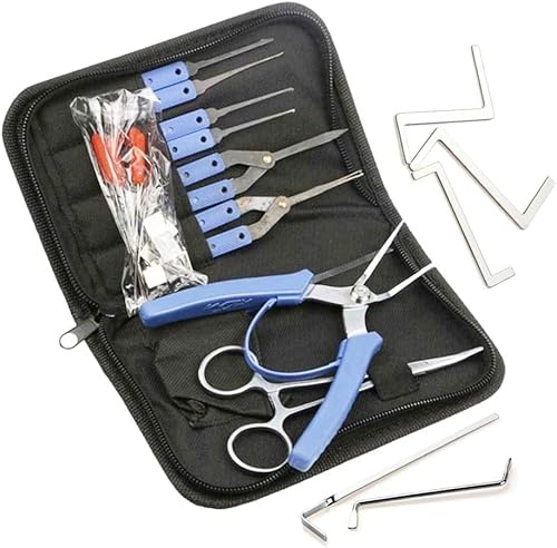 Loboo Idea Ensemble d'extracteurs de clé cassée Ultimate , 25 outils pour l'extraction d'extracteurs de clé cassée en acier multifonctions