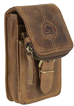 Greenburry Vintage Gürteltasche Leder 10 cm