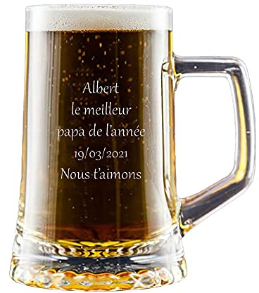 My original gift Chope gravée avec texte