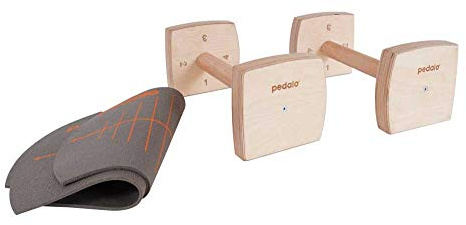 Pedalo® Liegestützgriffe 4 Level I Handstandbarren I Liegestütz I Parallettes I Push-Up Bars I Muskulatur I Training