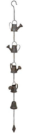 London Ornaments Watering Can Rain Decorative Rain Chain 100cm long Water feature or downpipe