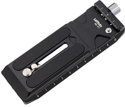 LEFTFOTO Camera Quick Release Plate with Arca Swiss Style Clamp for DJI Cimbal Stabilzer RS2/RS3/RS3-PRO/RSC2, Black.