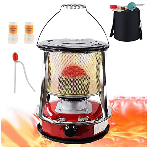 Xrdbfd Universelle Petroleumheizung, Tragbare Petroleumofen Für Innenräume, Petroleumkocher Heizer, Petroleum Heizung Für Außenbereich, Terrasse, Deck,4.6Lred
