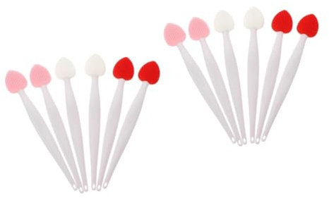 FOMIYES 12stücke Teiliges Lippenpeeling Doppelten Reinigungsbürsten Sanfte Nasenreinigung Und Lippenpflege Für Tägliche Anwendung Und Hautpflege