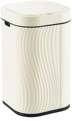 AYYDS Pattumiera elettrica con sensore, 12 l, con sensore, impermeabile, automatica, con coperchio, per cucina, bagno, camera da letto, ufficio