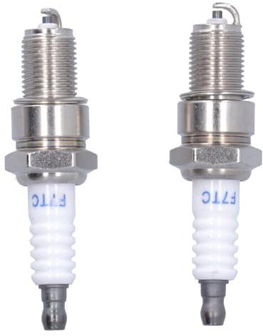 Rasenmäher-Zündkerzen-Ersatz, 2 Stück F6RTC für TORCH-Motor 131-039, Aluminiumlegierung mit Beru