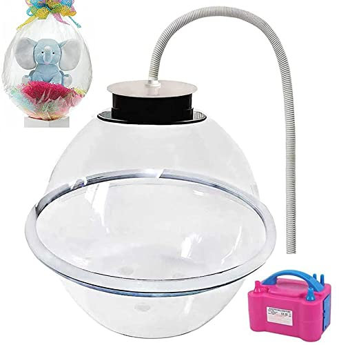 XHSMYXGS Ballonfüllmaschine, Ballonfüller-Werkzeugsatz, Ballonexpander mit elektrischer Ballonpumpe zum Verpacken Ihrer Geschenke
