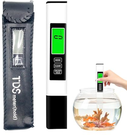 Digitaler TDS-Wassertester, TDS-Wassertester – multifunktionaler Wasserqualitätstester, digitaler TDS-Messgerät für Trinkwasser, Aquarium, Pool, Pool-Wassertester