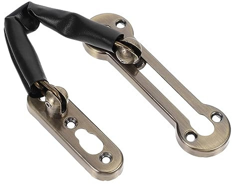 QUMIIRITY Stainless Steel Door Chain Lock Robuste Anti-diebstahl-türsicherung Für Innenräume Wetterbeständig Einfache Installation Stilvolles Design Antik