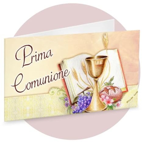 Ingrosso e Risparmio Lot de 40 cartes de première communion personnalisées pour dragées, marque-place, pour dragées, dragées, pour fille, garçon, homme, calice