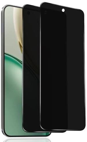 Euukzzea Protector de Pantalla de Privacidad Completo Compatible con Honor Magic 8 Lite 5G Cristal Templado, 2 Piezas Dureza 9H Anti Espía Vidrio Templado Anti-Arañazos, Sin Burbujas