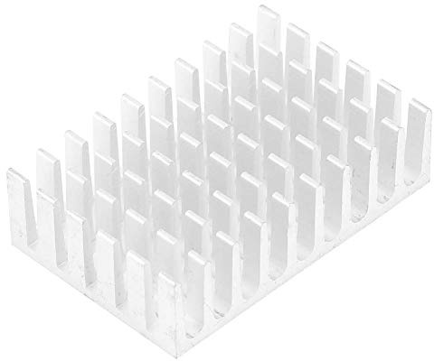 YcVärmesänka aluminium kylare 10 st effektiv kylning för 1-3 set-top-box LED 23 x 35 x 10 mm silver