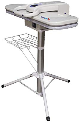 Pressa da Stiro a Vapore (Ferro) / Stireria Stampa Ultra XL di Speedypress con Supporto - La Pressa a Vapore Più Grande e Avanzata d'Europa (90cm x 31cm; 2.200watt) Per Uno Stiraggio Velocissimo (+ GRATIS Copriasse Extra e Fondo in Schiuma RRP 45,00 € + Altri Accessori)