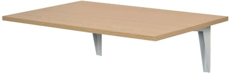 HOMCOM Wandklapptisch Wandtisch Klapptisch Esstisch Schreibtisch, MDF, Natur, 60x40cm