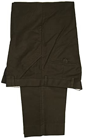 mb clothing Mens Moleskin Hunting/Walking/Fishing Country Trousers Moleskin 100% Cotton for Soft Feel and Comfort, Hardwearing (34 29, Olive)
