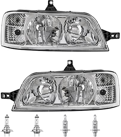 EISENFELS Bundle Set 70773328 Scheinwerfer rechts & links + Leuchtmittel H1 Classic + H7 Classic kompatibel mit Ducato Pritsche/Fahrgestell 244