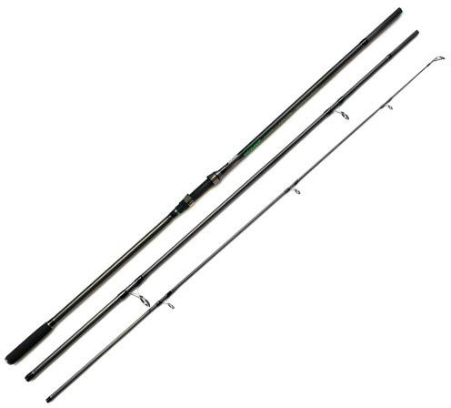 FANATIK Angelrute Egoist Karpfen Karpfenangeln 3-teilig 3.6 m-3.9 m 3.5 LB Karpfenrute Bodenangeln Profi (3.90 m / 3.5 LB)